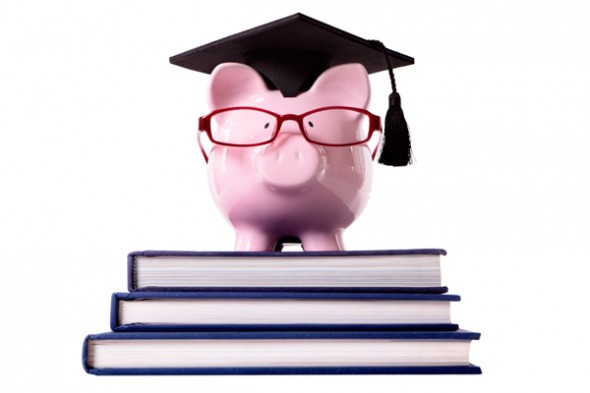 Student debt piggy bank